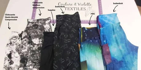6 choix de tissus pour faire un legging confortable