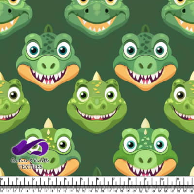 Motif de Dinosaure Cartoon