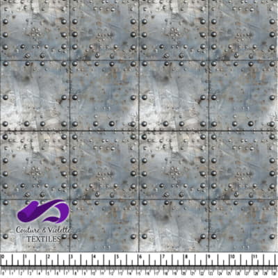 Idustrial metal plates with rusty and worn texture