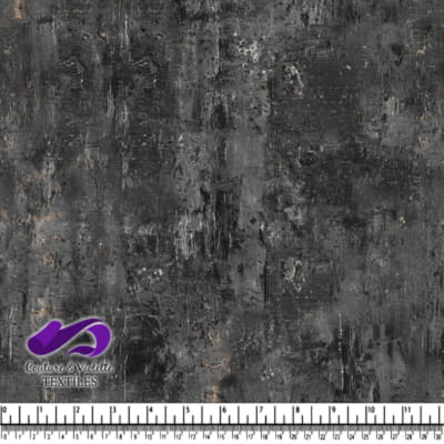 Motif de tissu texturé noir et gris