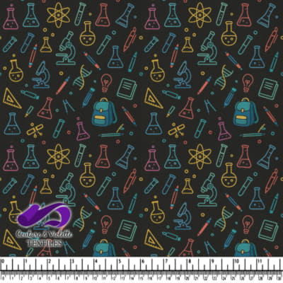 Fournitures scolaires et scientifiques colorées