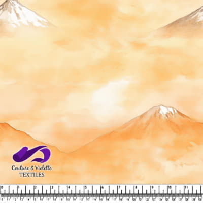 Douceur de Montagne Brumeuse Orangée