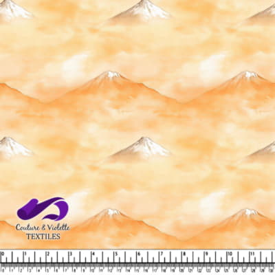 Douceur de Montagne Brumeuse Orangée