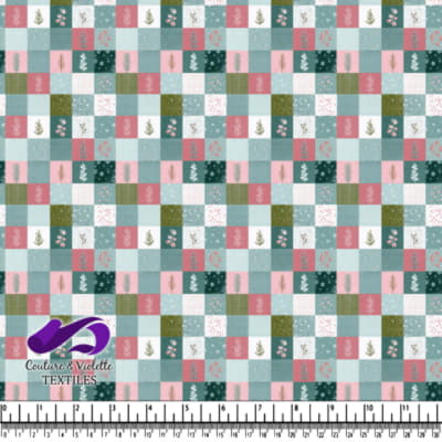 Motif de Patchwork Floral Dissimulé