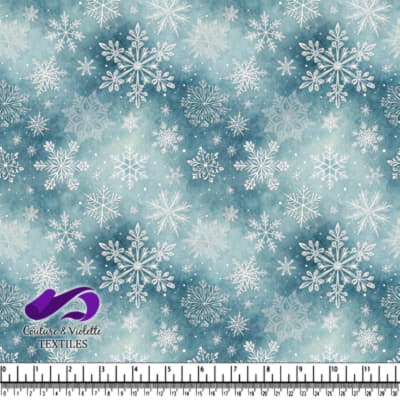 Winter Snowflake Pattern Texture