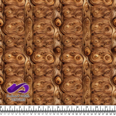 Wood Grain Pattern Textile Design