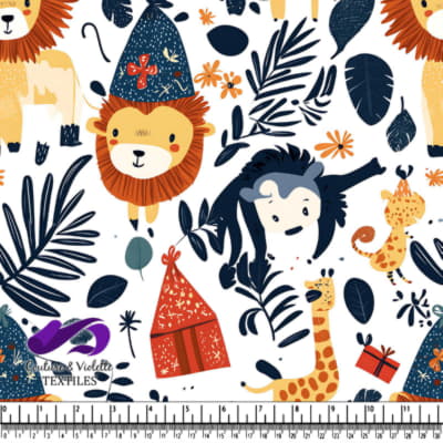 Cute Safari Animals Pattern