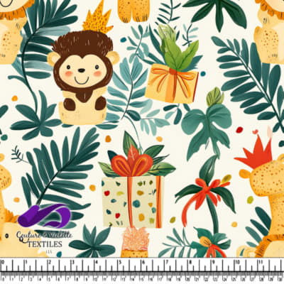 Jungle Animals and Gifts Pattern Design