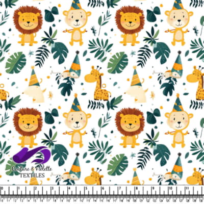 Cute Jungle Animals Party Pattern