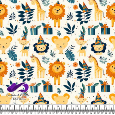 Cute Safari animal party pattern