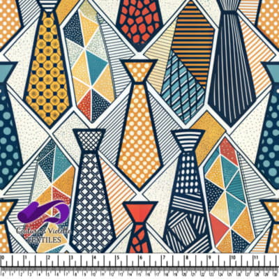 Colorful Pattern of Men Ties Design