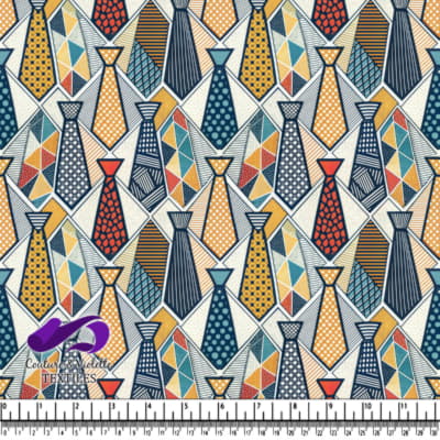 Colorful Pattern of Men Ties Design