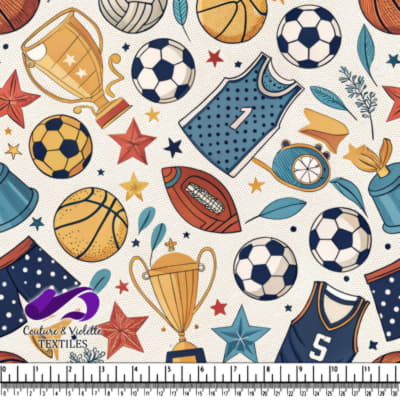 Design de Motif Sportif Vintage