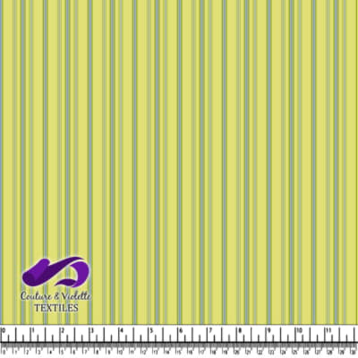 Motif de Tissu Rayé Jaune et Bleu