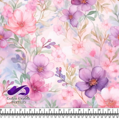 Delicate Pastel Floral Pattern