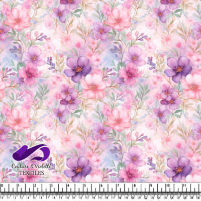 Delicate Pastel Floral Pattern