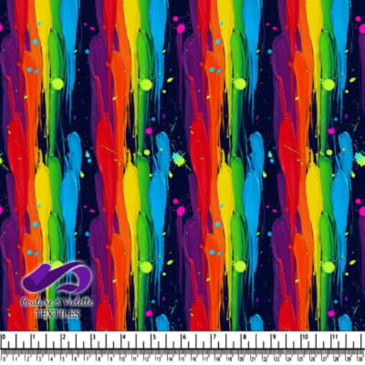 Vibrant Colorful Paint Splatter Design