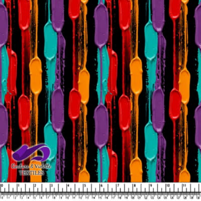 Abstract Vertical Paint Streaks Pattern