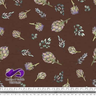 Artichaut sur Fond Marron en Centre-Ville