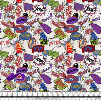 Comic book - Bulles de dialogue Fudge sur fond blanc