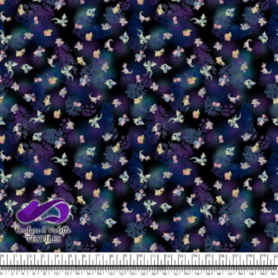 Dragons - Fantastique dragon sur fond noir