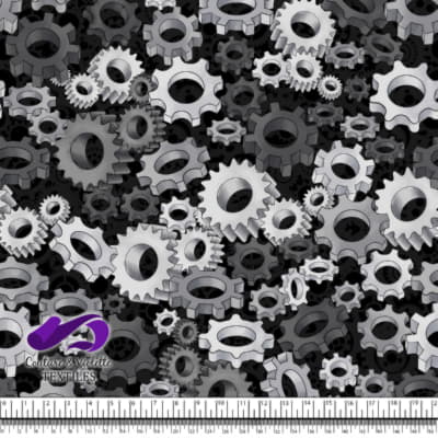 Mecanique - Engrenage - Noir