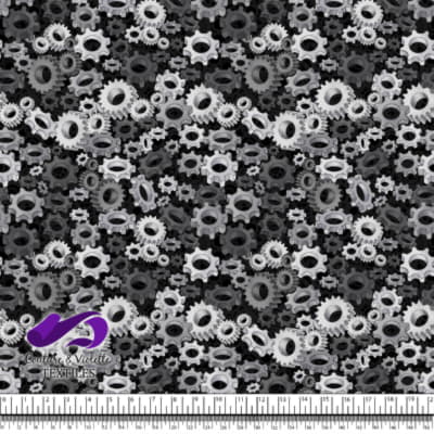 Mecanique - Engrenage - Noir