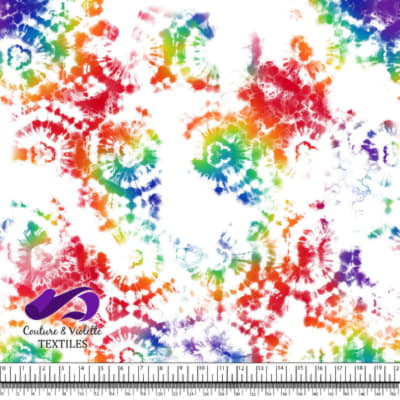 Tie Dye - Arc-en-ciel Blanc