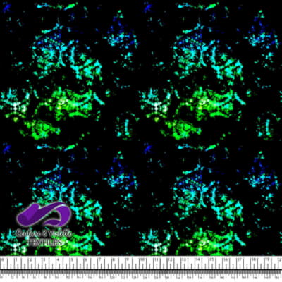 Tie dye - Noir et vert