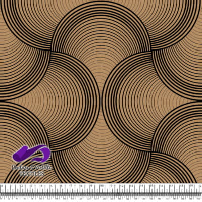 Géométrie Naturelle - Coquillage sur fond café glacé