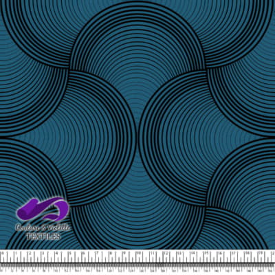 Géométrie Naturelle - Coquillage sur fond midnight