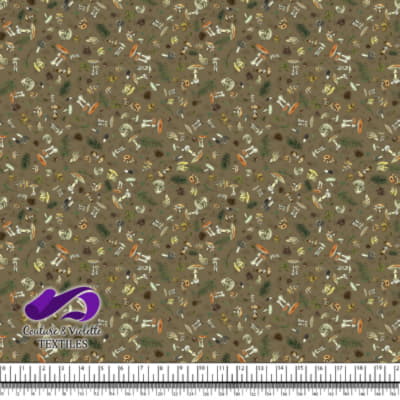 Vintage mushroom - Champignons sauvages - Martini olive