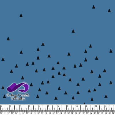 Minimaliste sérénité - triangle dusty bleu