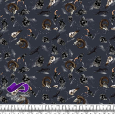 Shadow dream - Skulls and ravens - After midnight blue