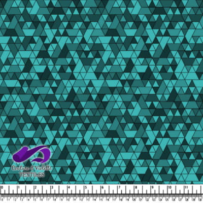 Triangles sport - noir et sarcelle