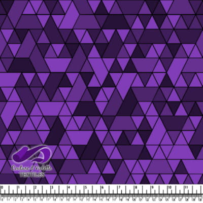 Triangles sport - noir et violet