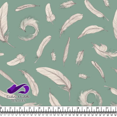 Wedgewood - Plume - granite green