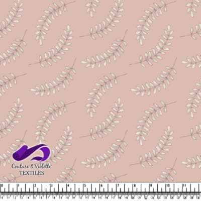 Wedgewood - Feuilles - Plastered pink