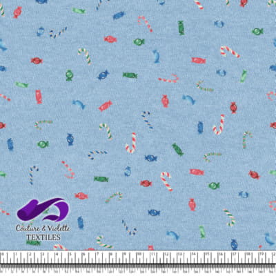 Noël country charm - Bonbons - Clear sky blue