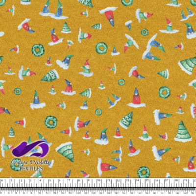 Noël country charm - Gnomes - Jaune doré