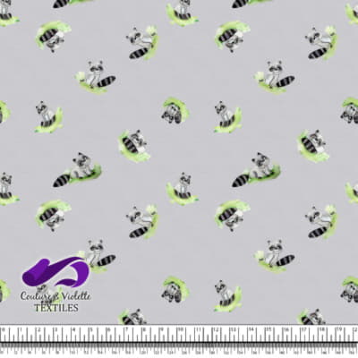 Petits animaux - Raton laveur - lilac cloud