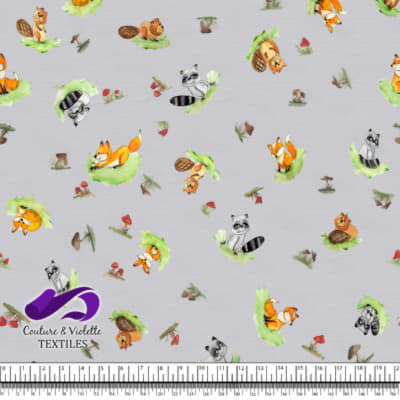 Petits animaux - Animaux de la foret - lilac cloud