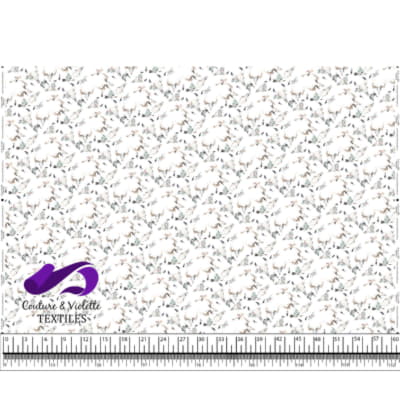 Bohème du Nord - Crânes Fleuris Aquarelle