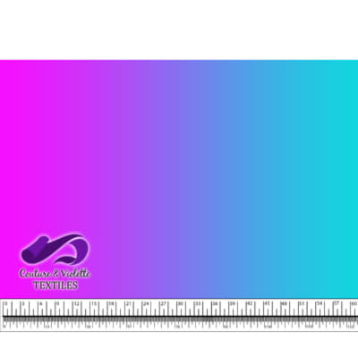 Ombré gradient - Rose aqua