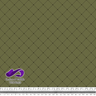 Faux matelassé - Noir - Olive