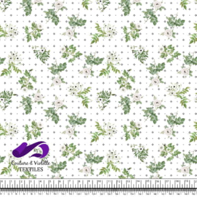 Fleurs Anémone - Blanc