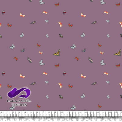 Papillons - Minimaliste - Mauve