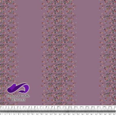 Papillon - Bordure - Mauve