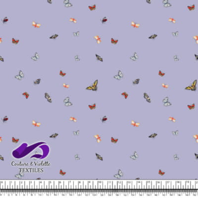 Papillons - Minimaliste - Lilas