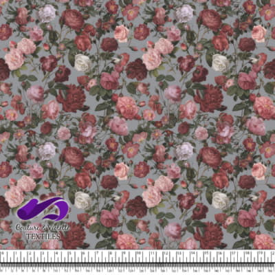 Fleurs automne - Ultimate gray